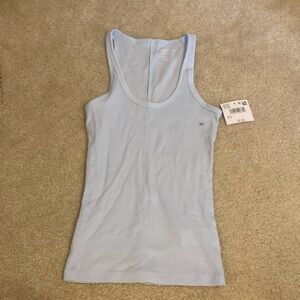 American eagle light blue ribbed tank NWT